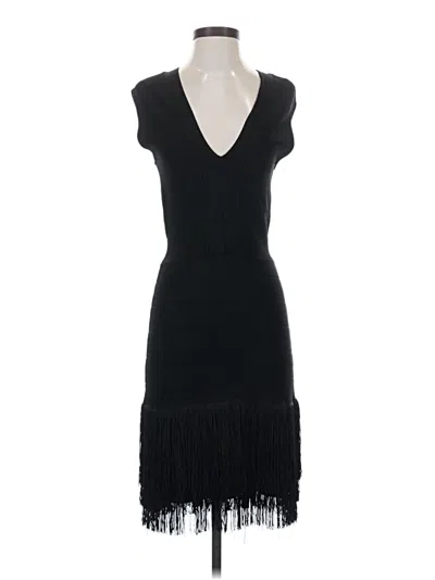Pre-owned Venus Cocktail Dress In Black