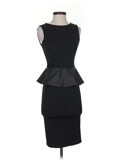 Pre-owned Venus Cocktail Dress In Black