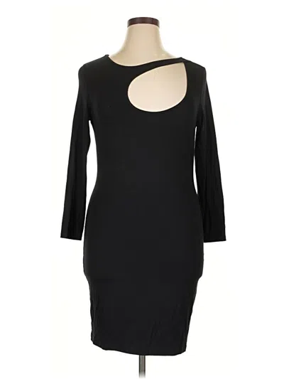 Pre-owned Venus Cocktail Dress In Black