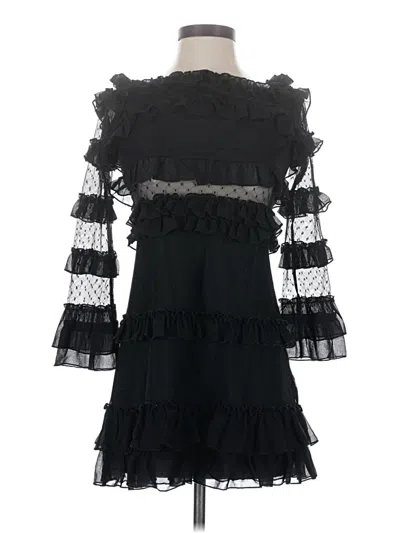 Pre-owned Venus Cocktail Dress In Black