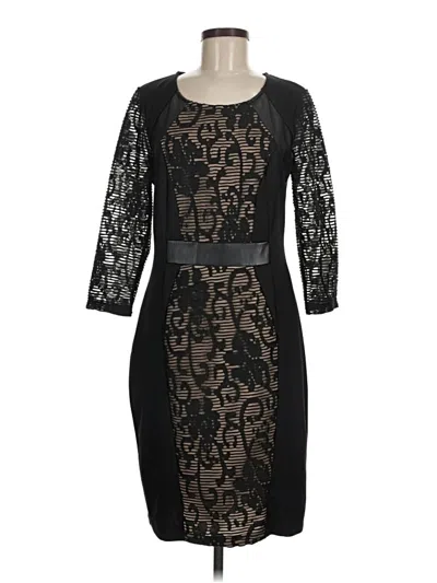 Pre-owned Venus Cocktail Dress In Black