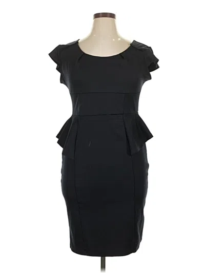 Pre-owned Venus Cocktail Dress In Black