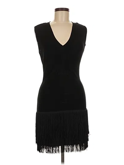 Pre-owned Venus Cocktail Dress In Black