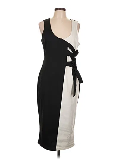 Pre-owned Venus Cocktail Dress In Black