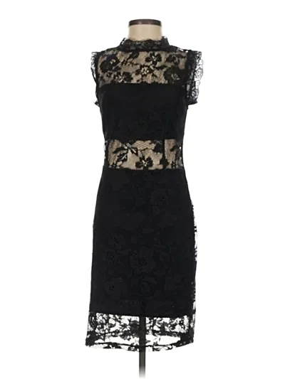 Pre-owned Venus Cocktail Dress In Black
