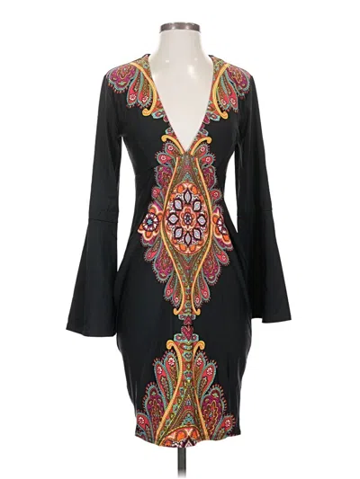 Pre-owned Venus Cocktail Dress In Black