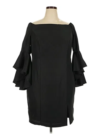 Pre-owned Venus Cocktail Dress In Black
