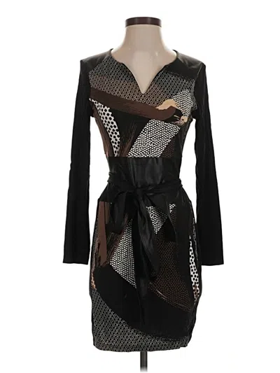 Pre-owned Venus Cocktail Dress In Black