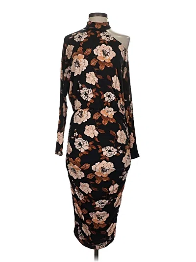 Pre-owned Venus Cocktail Dress In Black