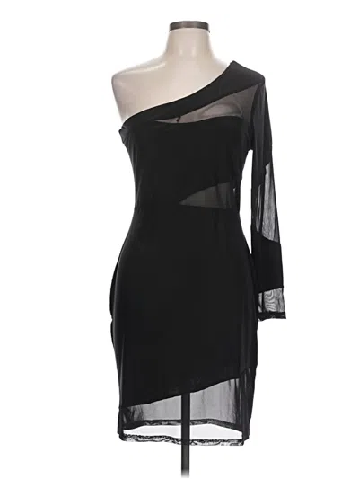 Pre-owned Venus Cocktail Dress In Black