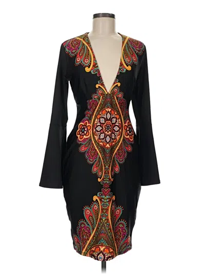 Pre-owned Venus Cocktail Dress In Black