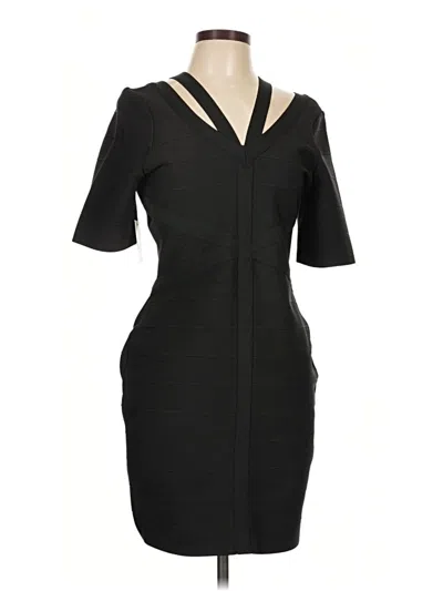 Pre-owned Venus Cocktail Dress In Black