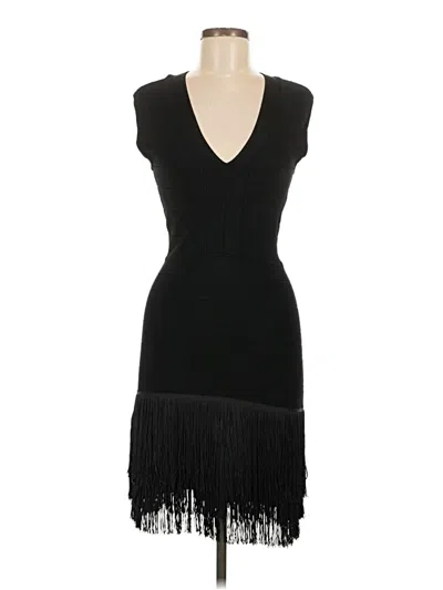 Pre-owned Venus Cocktail Dress In Black