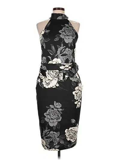 Pre-owned Venus Cocktail Dress In Black