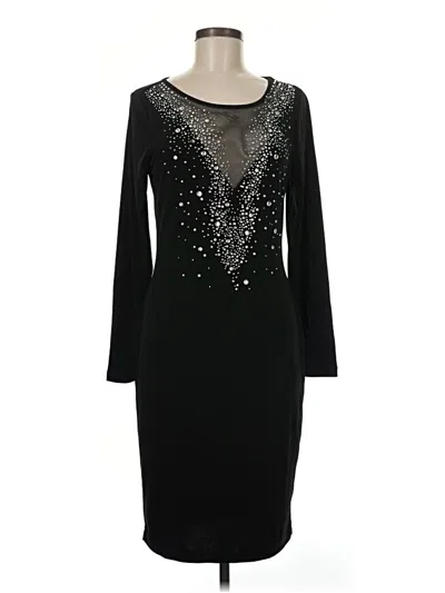 Pre-owned Venus Cocktail Dress In Black