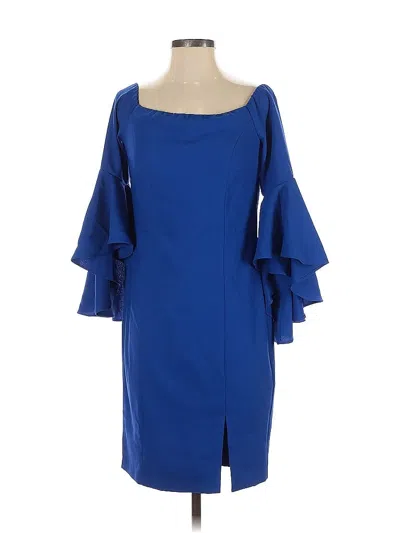 Pre-owned Venus Cocktail Dress In Blue