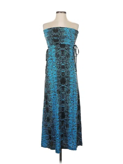 Pre-owned Venus Cocktail Dress In Blue