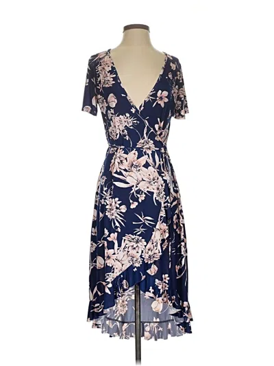 Pre-owned Venus Cocktail Dress In Blue