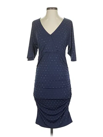 Pre-owned Venus Cocktail Dress In Blue