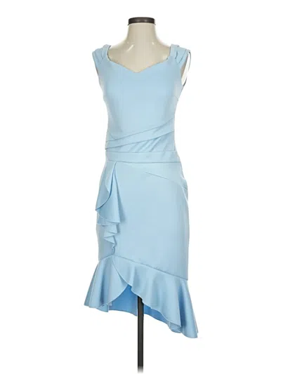 Pre-owned Venus Cocktail Dress In Blue