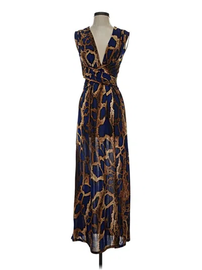 Pre-owned Venus Cocktail Dress In Blue