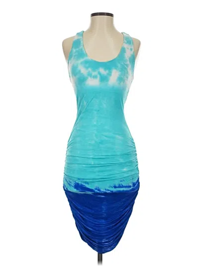 Pre-owned Venus Cocktail Dress In Blue