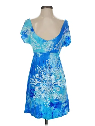 Pre-owned Venus Cocktail Dress In Blue