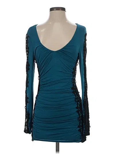 Pre-owned Venus Cocktail Dress In Blue