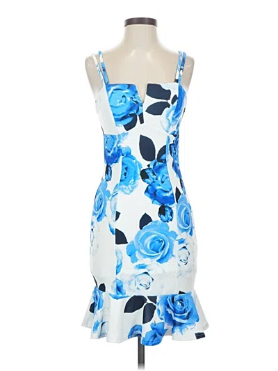 Pre-owned Venus Cocktail Dress In Blue