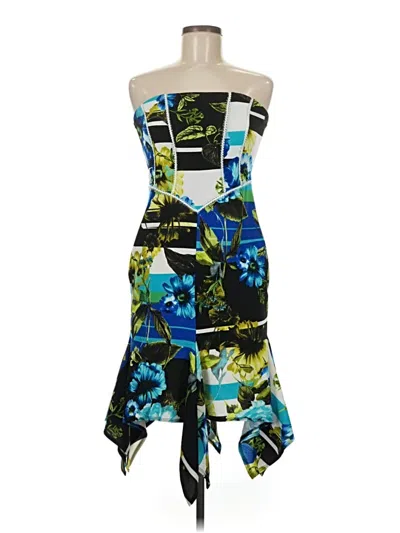 Pre-owned Venus Cocktail Dress In Blue