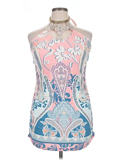 Pre-owned Venus Cocktail Dress In Blue