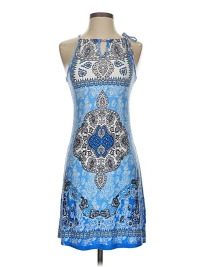 Pre-owned Venus Cocktail Dress In Blue
