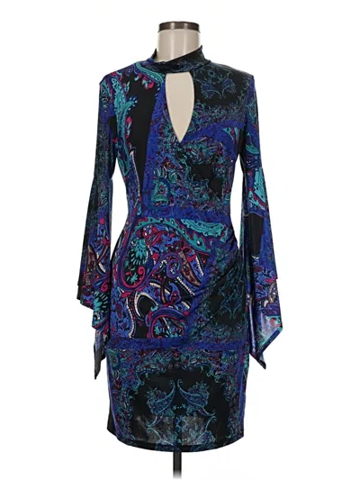 Pre-owned Venus Cocktail Dress In Blue