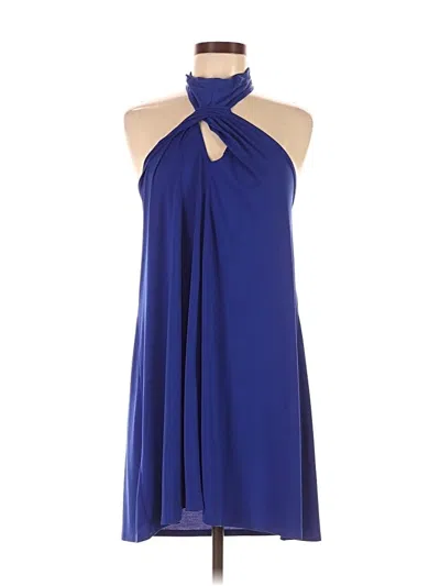 Pre-owned Venus Cocktail Dress In Blue