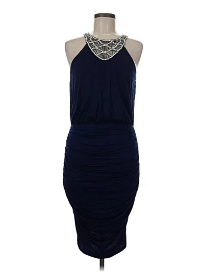 Pre-owned Venus Cocktail Dress In Blue