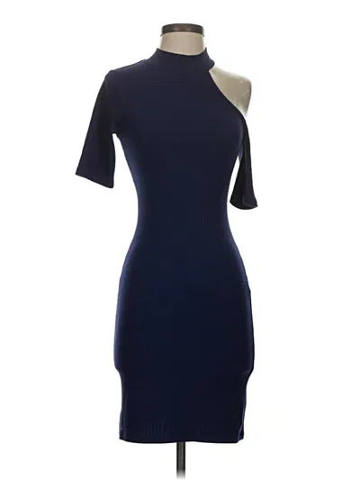Pre-owned Venus Cocktail Dress In Blue