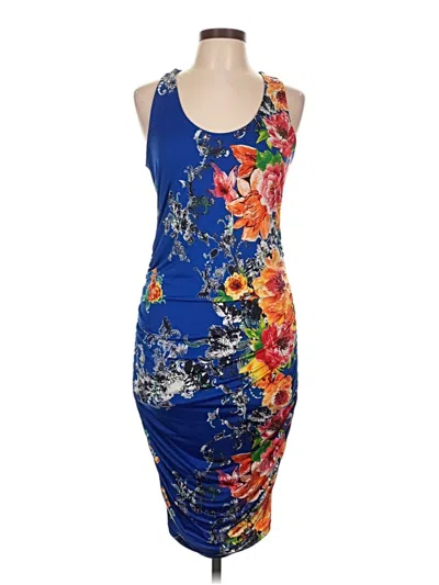 Pre-owned Venus Cocktail Dress In Blue