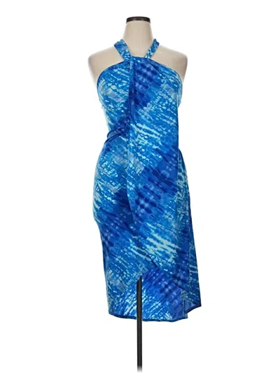 Pre-owned Venus Cocktail Dress In Blue