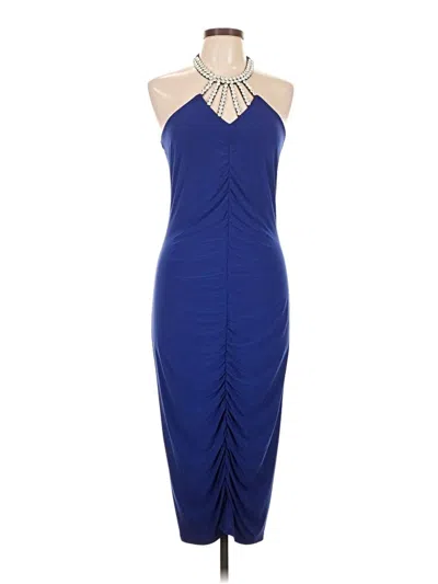 Pre-owned Venus Cocktail Dress In Blue