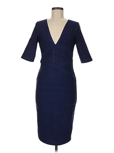 Pre-owned Venus Cocktail Dress In Blue