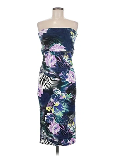Pre-owned Venus Cocktail Dress In Blue