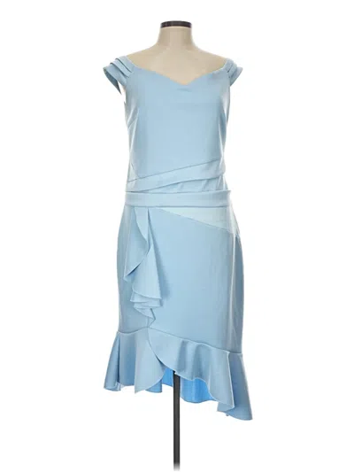 Pre-owned Venus Cocktail Dress In Blue