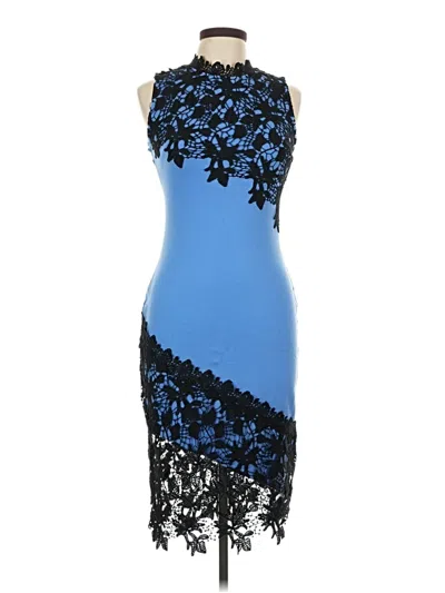 Pre-owned Venus Cocktail Dress In Blue