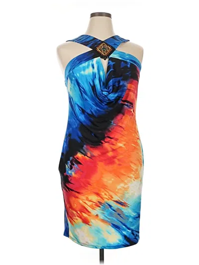 Pre-owned Venus Cocktail Dress In Blue