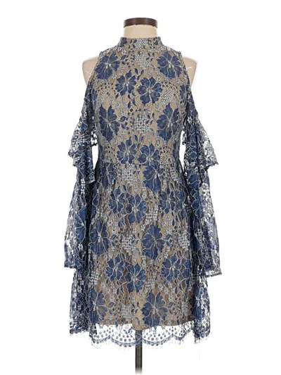 Pre-owned Venus Cocktail Dress In Blue