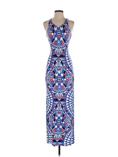 Pre-owned Venus Cocktail Dress In Blue