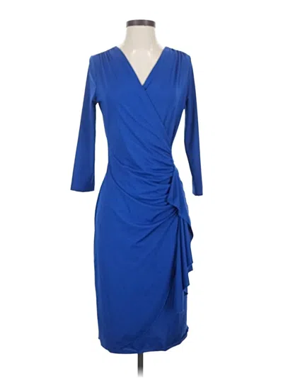 Pre-owned Venus Cocktail Dress In Blue