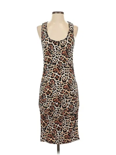 Pre-owned Venus Cocktail Dress In Brown