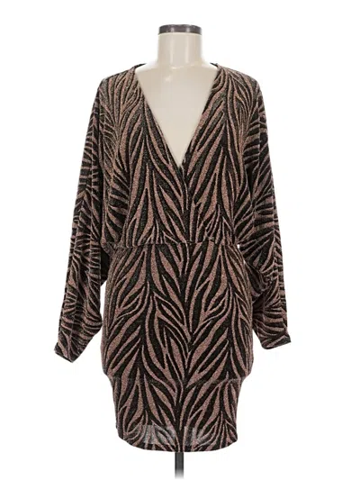 Pre-owned Venus Cocktail Dress In Brown