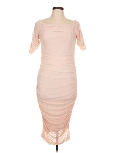 Pre-owned Venus Cocktail Dress In Brown